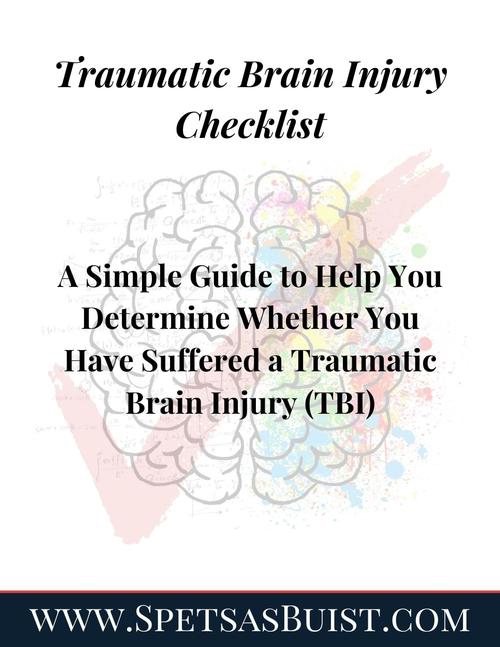 Free E-Book: Traumatic Brain Injury Checklist